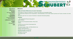 Desktop Screenshot of gaertnerei-schubert.com